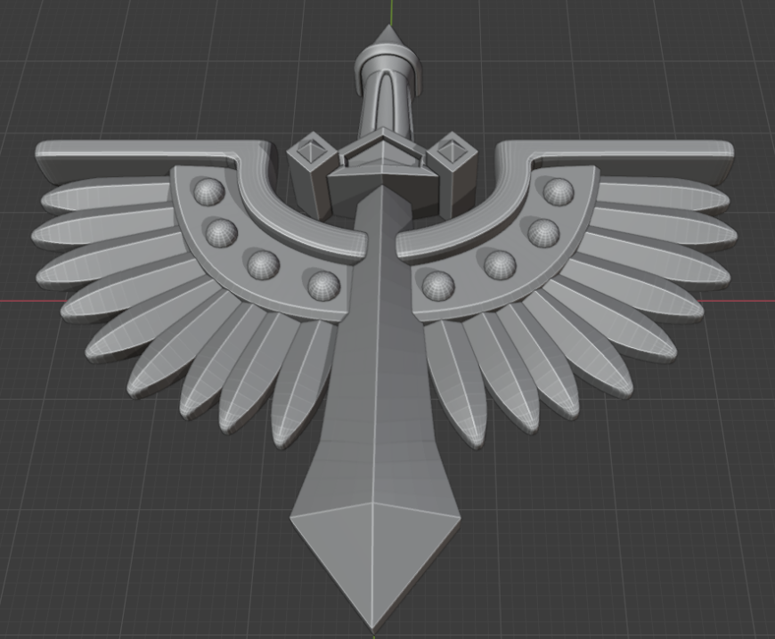 Значок Темных Ангелов из Warhammer 40000