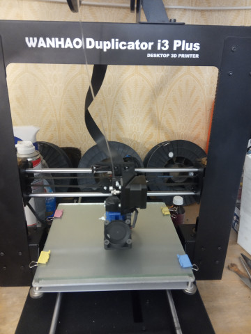 3D принтер Wanhao Duplicator i3 Plus. Доработанный.