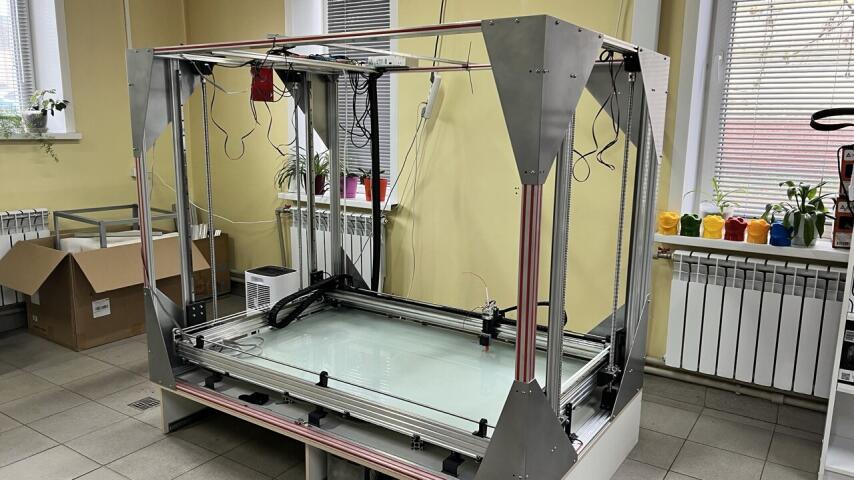 3D принтер с областью печати 1350х750х750 мм
