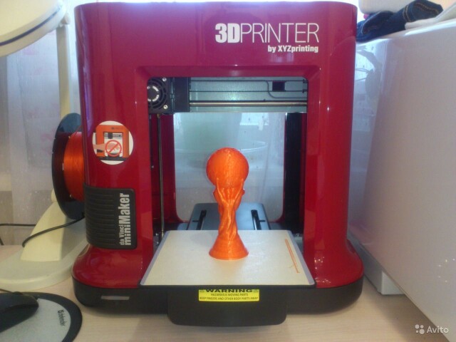 продаю 3D принтер da Vinci miniMaker RED Edition