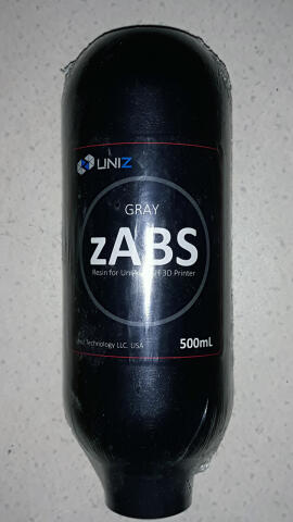 Фото-полимер Uniz zABS Grey 500ml.