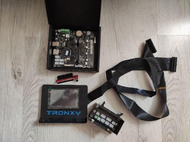 Tronxy X5SA. плата, сенсорный экран, блок разводки