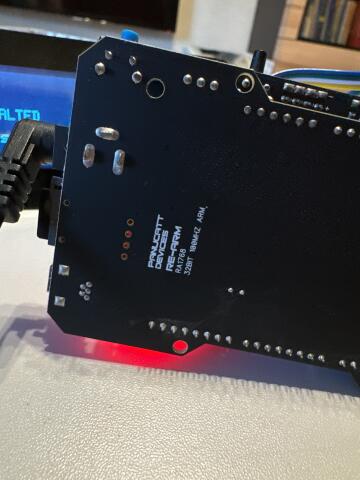 Контроллер Panucatt Re-ARM RA-1768 (LPC-1768) с дисплеем Viki 2 и WIFI Backpack.