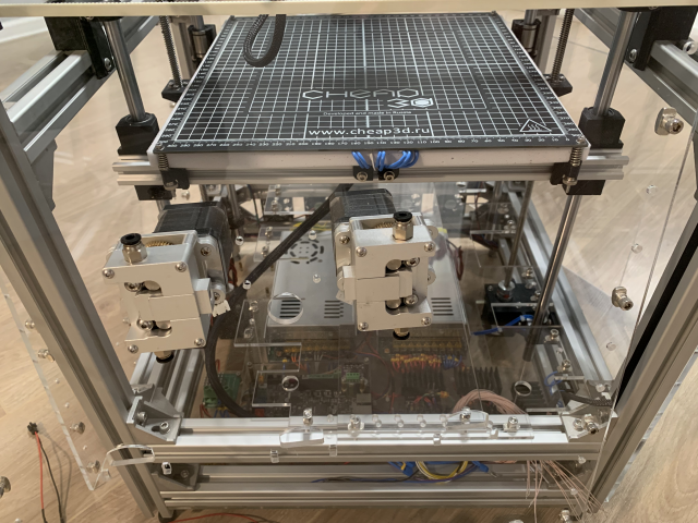 DIY 3D принтер TMC2130 0.9 град. ШД 300x300x300