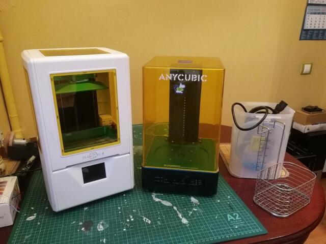 Продам Anycubic Foton S и мойку Wash and Cure.