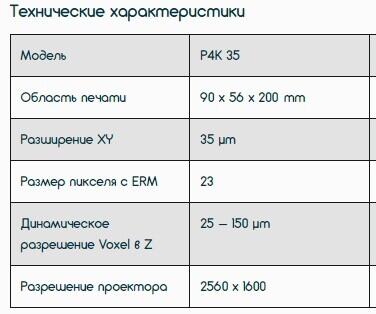 Продажа 3D принтера EnvisionTEC Perfactory P4K 35