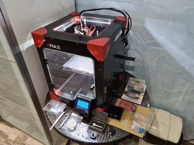 3d принтер Anycubic 4MAX с доработками