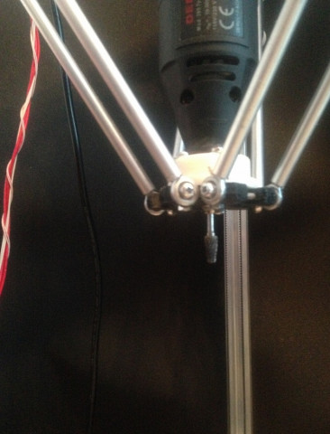 3d принтер дельта с переходником для фрезера