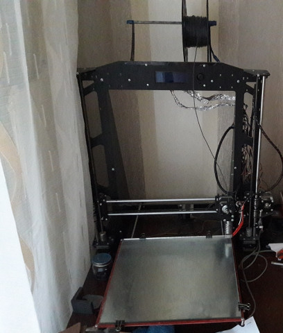 3D принтер Prusa I3 Steel BiZon 300x300x350мм