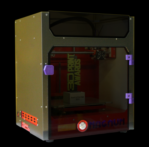 Новый 3D Принтер Magnum Creative 2 PRO (2 экструдера) с закрытым корпусом