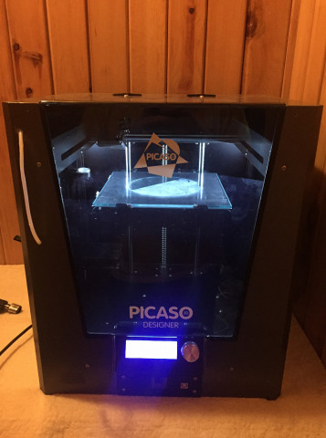 Продам принтер Picaso 3d designer +15 кг пластика