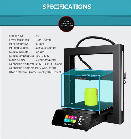 [ПРОДАМ] 3D принтер JGAURORA A5 Новый!