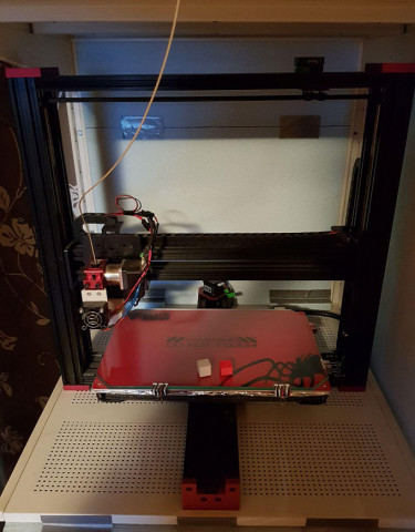 3D принтер tevo Black Widow +3 бобины PLA,тюнинг