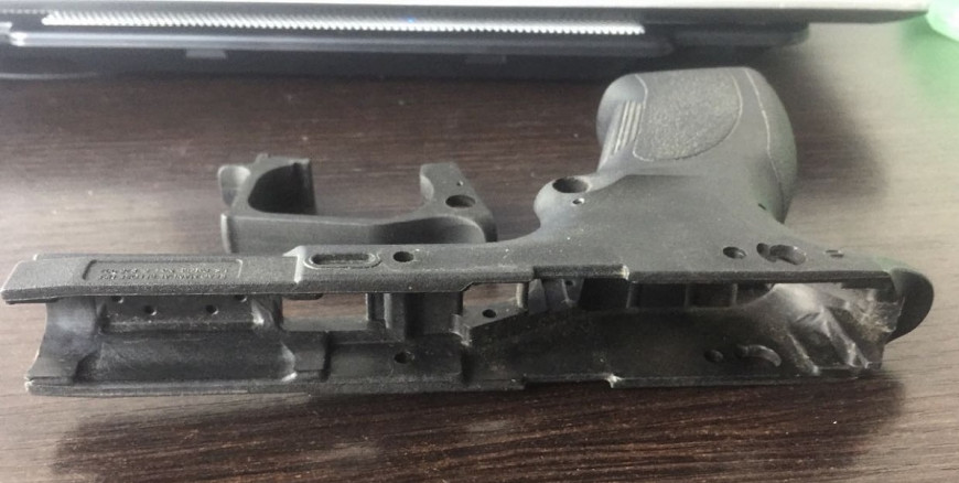 Нужна 3d модель корпуса пневматического пистолета под печать.