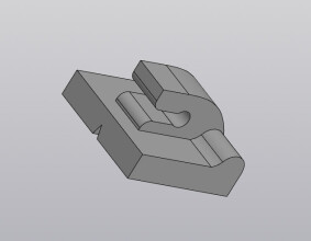 Губа для пластмассового зажима