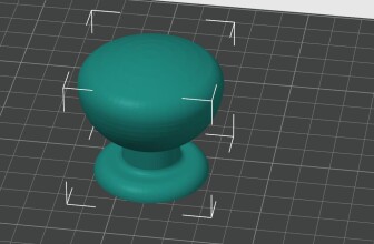 Ручка двери уменьшенная с закладной гайкой м6