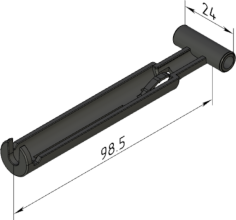 Шток для амортизатора дверцы бардачка BMW 51.16-9136 580