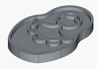 Вырубка для глины или печенья "Матрешка".