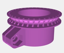 Тонкая регулировка по азимуту монтировки телескопа.