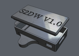 Корпус акселерометра Bigtreetech S2DW v1.0 (USB Type C)