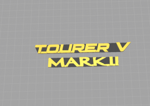 Шильдики надписи для Toyota - Tourer V и Mark II