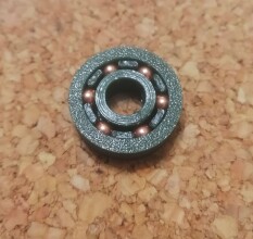 608 подшипник (8х22х7) на  стальных шариках от пневматики (4.5мм) без люфтов.