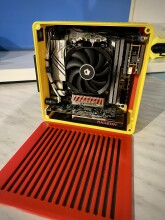 Mini ITX корпус для компьютера с видеокартой Lof proffile и питанием DC-ATX