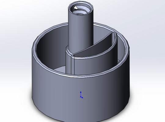 3d модель  для арматуры сливного бачка KERAMIN для 3d принтера .