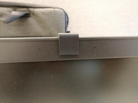 Notebook webcam clamp