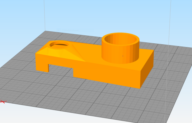 3d модель  для монтажа багета для 3d принтера - скачать .
