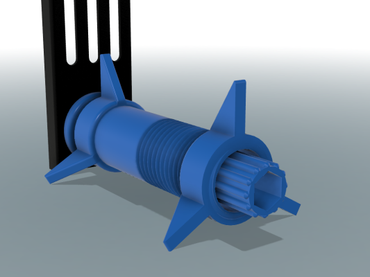 3d модель Держатель катушки филамента на подшипниках с тормозом для 3d ...