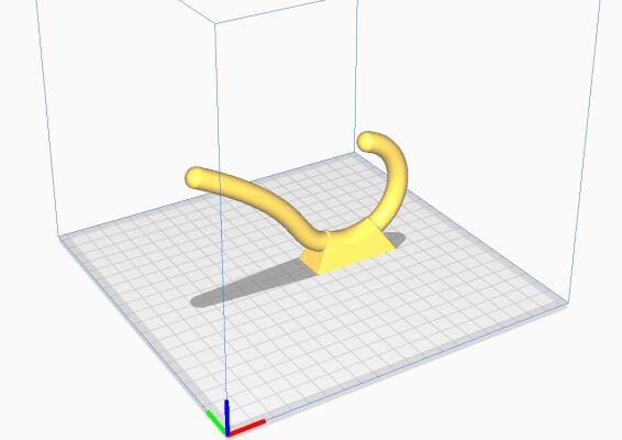 3d модель вешалка крючок