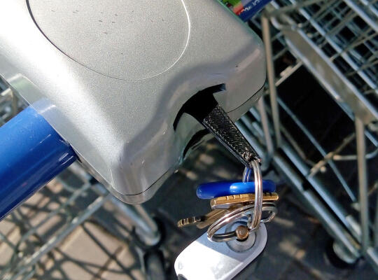 Ключ для тележек (замена монеты) в супермаркетах
