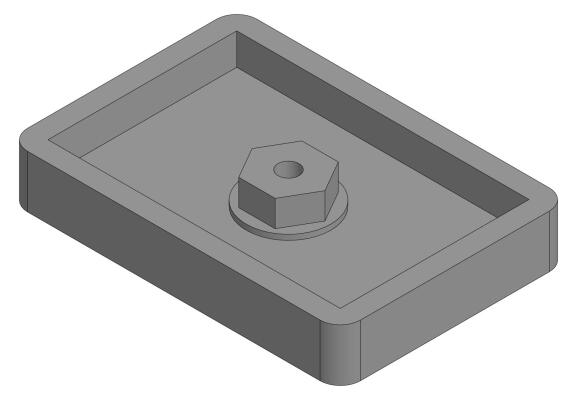 Форма для литья силиконовой втулки на замену пружин стола принтера Anycybic I3 Mega S