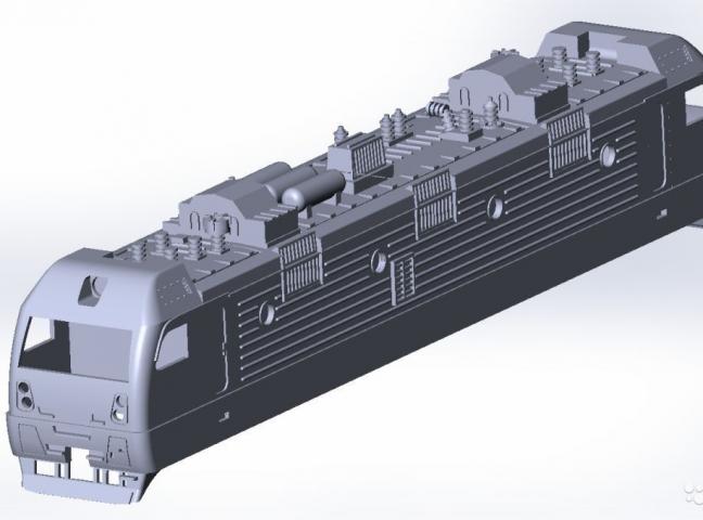 Магистральный Электровоз ЭП1 М набор заготовок