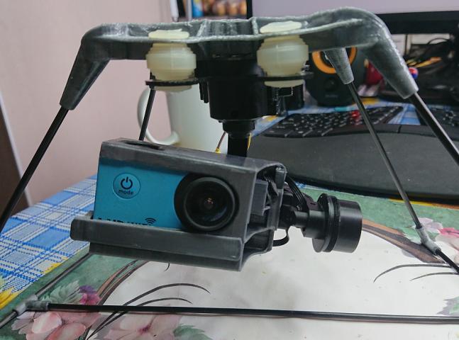 Тюнинг подвеса Walkera G-3D под камеру SJ 4000