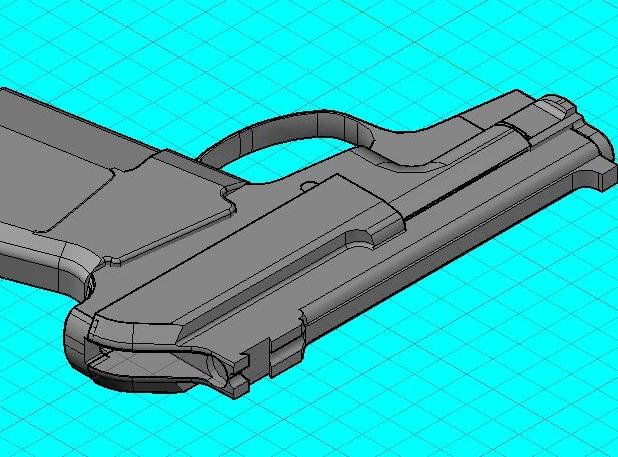 Комплект деталей для сборки макета пистолета ПСС "ВУЛ"