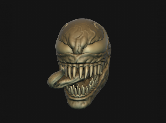 Продажа 3D-модели "Venom head (Веном голова)"