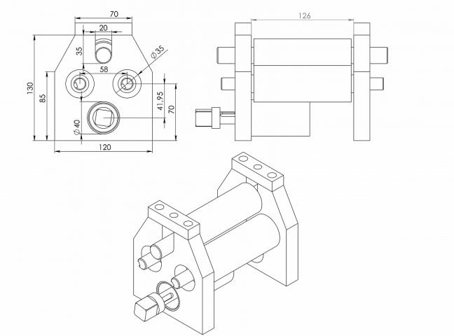 Вальцы трехвалковые SBX-Vx4 — ПКП СТАНБОКС