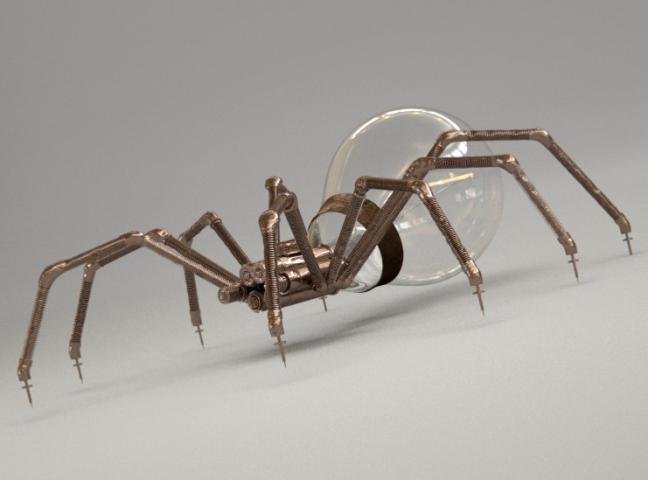 Стимпанк паук