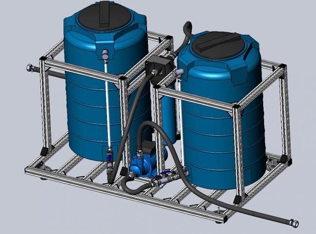 3D модель ( вместе с комплектом КД ) Станции водоподготовки
