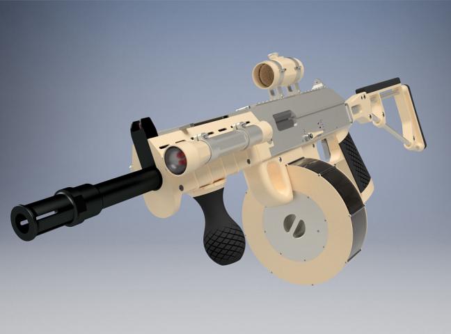 Пистолет-пулемет патрон 9х21 мм