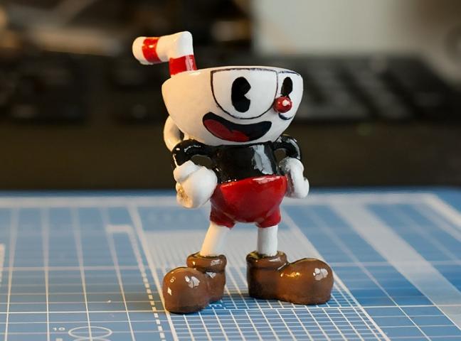 Как сделать из лего cuphead