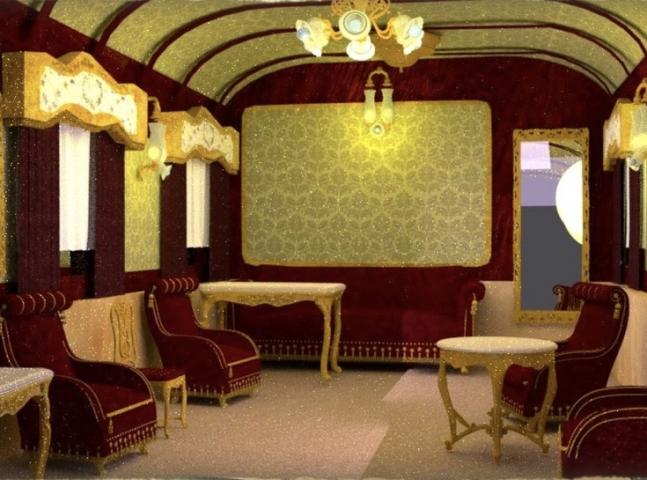 3D-реконструкция вагона императорского поезда
