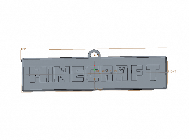 Брелок Minecraft