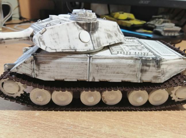 Танк VK 4502А королевский тигр порше (тапок А) 1к35