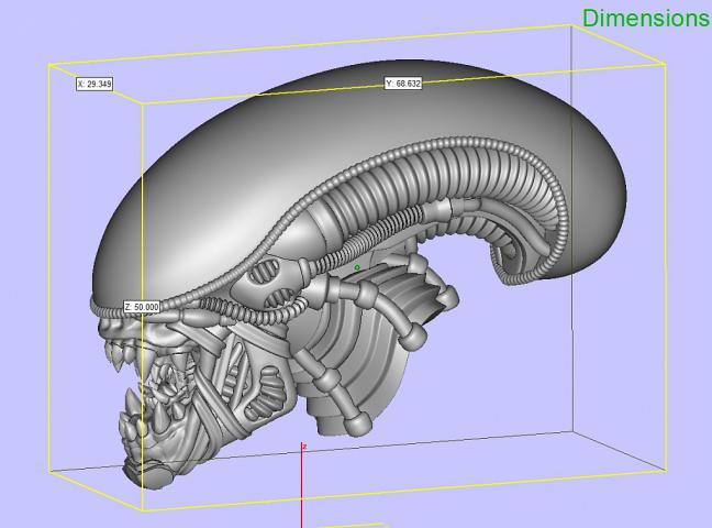 Чужой голова Alien head Голова чужого