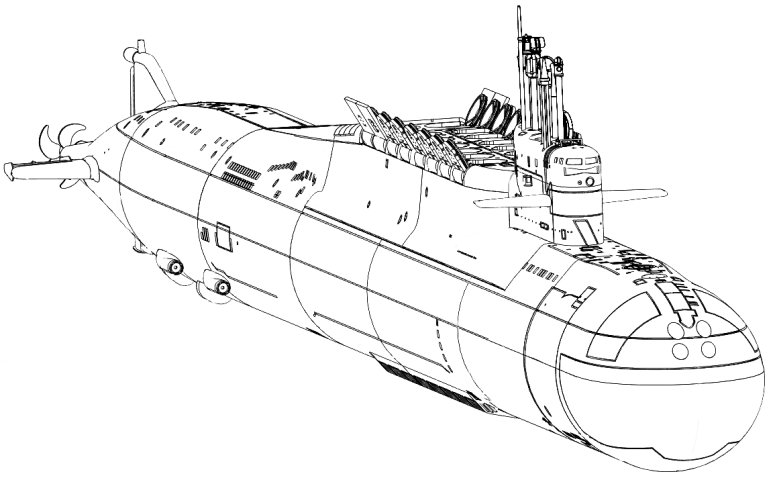 Подводная лодка БДРМ 667 Дельфин