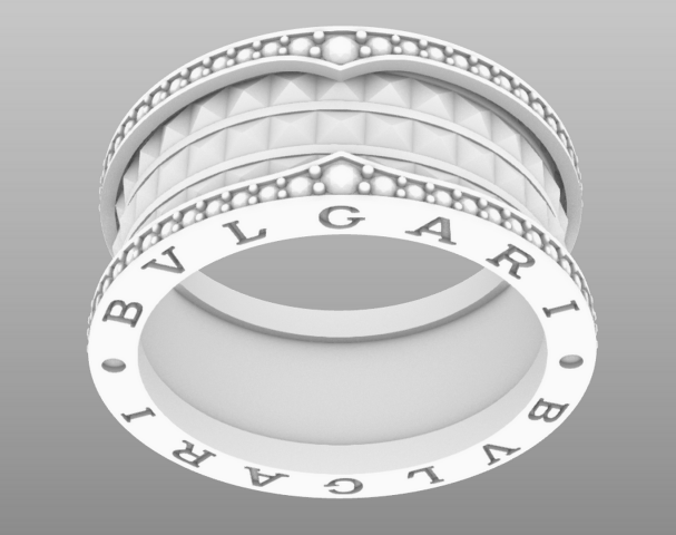 Кольцо Bvlgari BZero1  3.    11 размеров 16-21 мм.