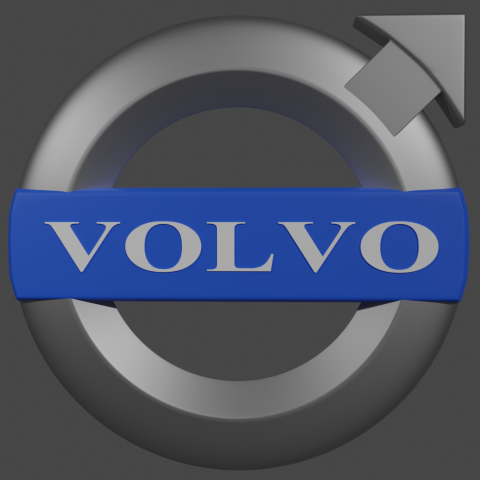 Volvo logo 3d (animated)